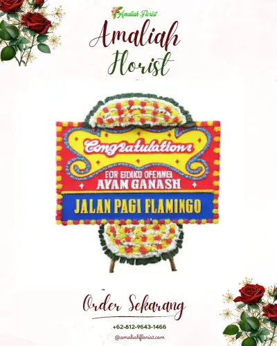 Bunga Papan Congratulation di Jatilawang